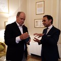 Ninni Gemmato ha incontrato il Principe Alberto II di Monaco a Rimini. Le FOTO