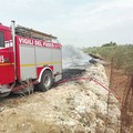 Incendio su via Torre del Musico