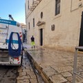 Pulizia a Terlizzi, intensificato il lavaggio di piazze, strade e aree gioco