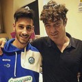 Riccardo Scamarcio ieri sera a Terlizzi