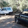 Auto rubata e incendiata ritrovata tra Bitonto e Terlizzi