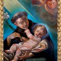 Nuovo quadro per la chiesa del SS. Crocifisso: è il Sant'Antonio di Giacomo Angarano