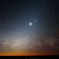 Allineamento tra Giove e Saturno nel giorno del solstizio d'inverno