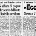 Gioacchino fu ucciso perché si ribellò alla criminalità