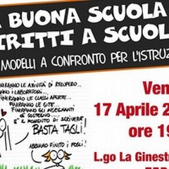 Il movimento Uniti a Sinistra contro la scuola di Renzi