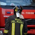 Incendio tra via Cappella dei Chicoli e via Molfetta: sul posto i Vigili del Fuoco