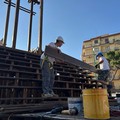 Proseguono i lavori di costruzione del Carro Trionfale - LE FOTO