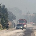 Incendio al Lago dei Fiori in via Chicoli