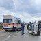 Incidente sulla SP 231: auto si ribalta