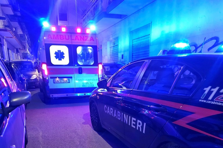 L'intervento dei Carabinieri