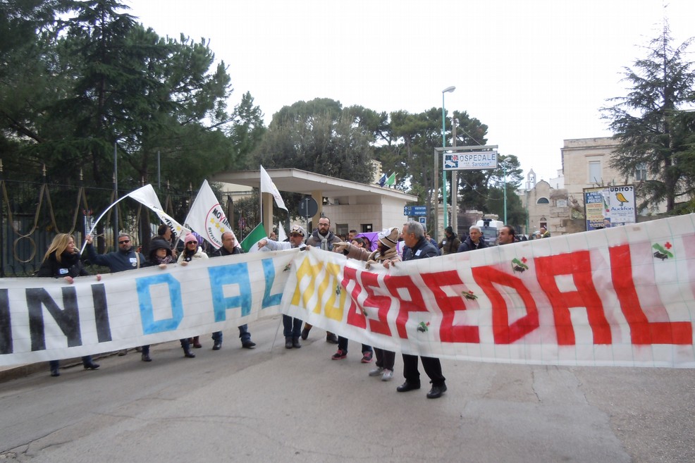 ospedale protesta corteo