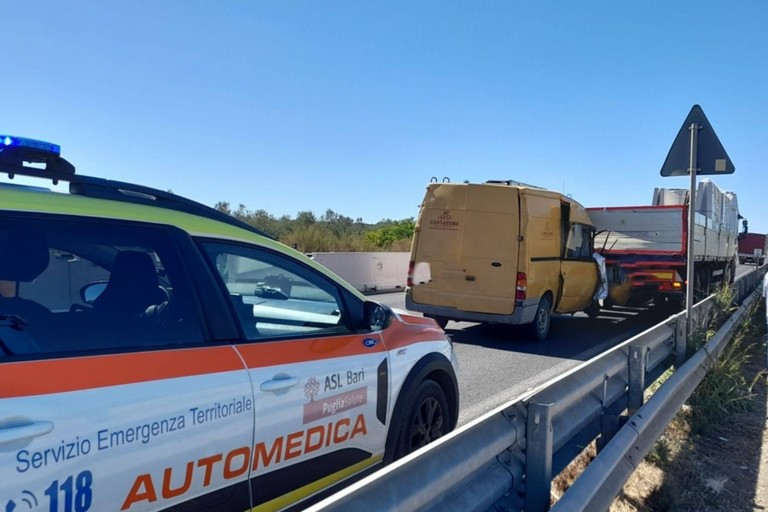 Incidente sp 231. <span>Foto Cosma Cacciapaglia</span>