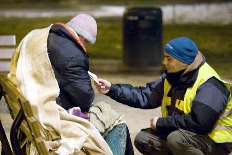 Coperte per i senzatetto