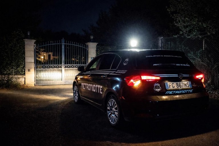 L'intervento della Metronotte