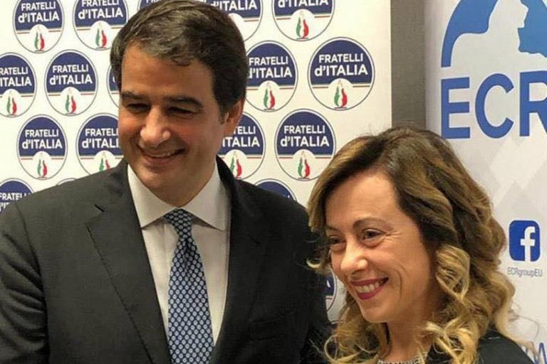 Giorgia Meloni e Raffaele Fitto