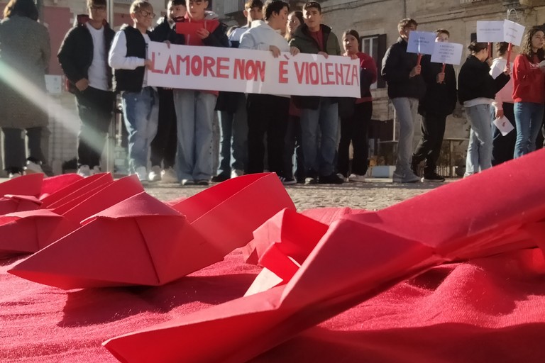 Giornata internazionale per l'eliminazione della violenza contro le donne. <span>Foto Cosma Cacciapaglia</span>