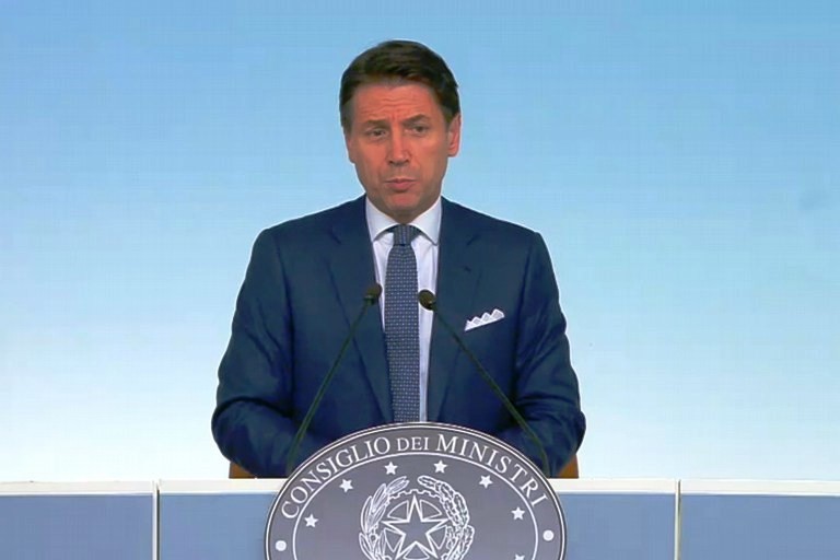 Il Presidente del Consiglio Giuseppe Conte