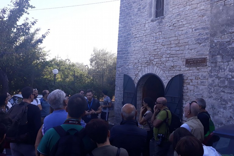 La partenza dalla chiesetta del Padre Eterno. <span>Foto M.S. </span>