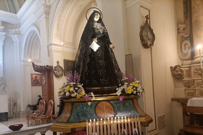 La Madonna Addolorata. <span>Foto Francesco Pittò</span>