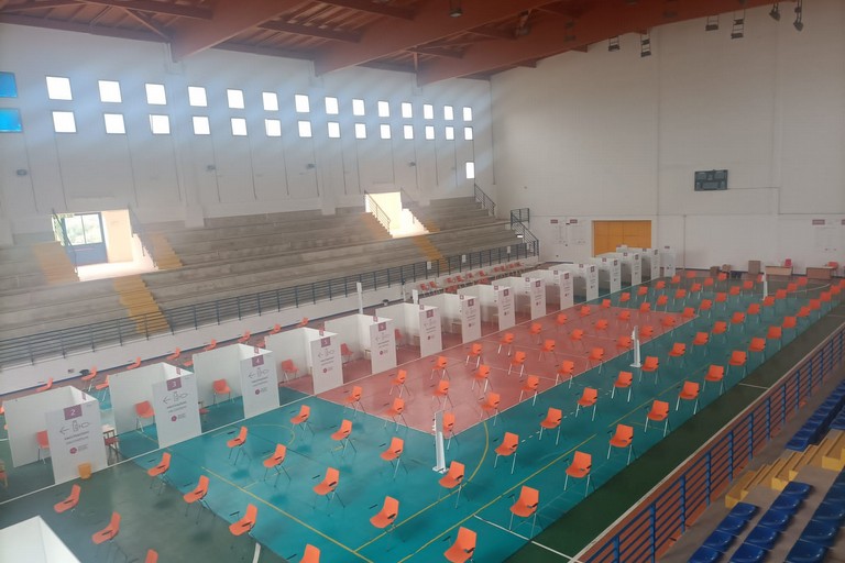 Punto Vaccinale Terlizzi. <span>Foto Francesco Pittò</span>