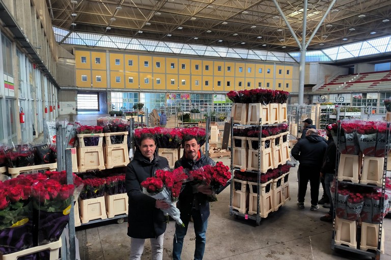 De Chirico e De Palma al mercato dei fiori