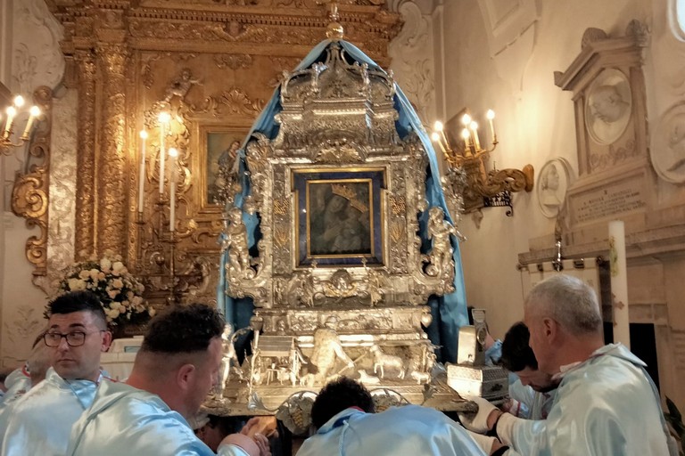 L'icona della Madonna a Sovereto. <span>Foto Cosma Cacciapaglia</span>