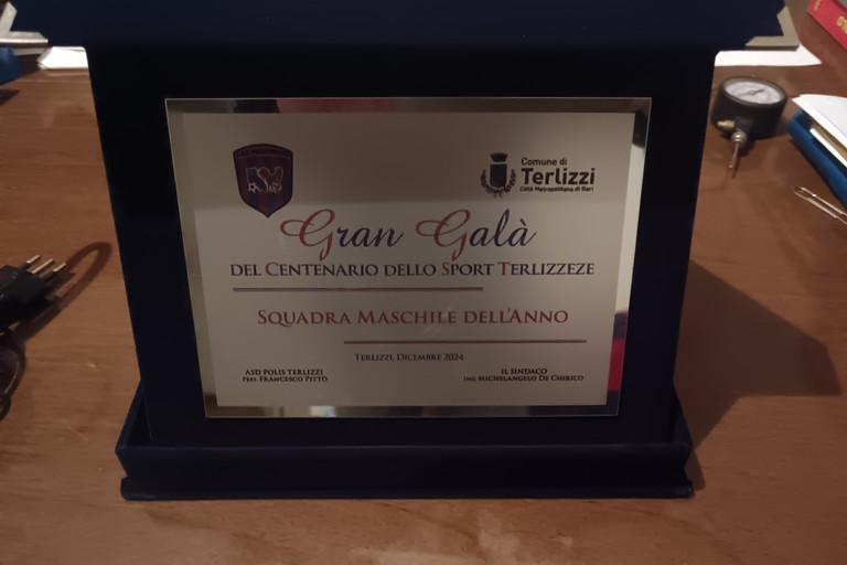 Gran Galà del Centenario dello Sport Terlizzese Terlizzese. <span>Foto Francesco Pitto'</span>