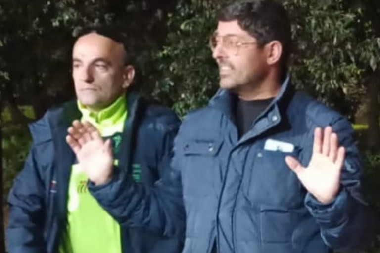 Michele De Sario ed il presidente della Tennis Terlizzi Luigi Fumarola