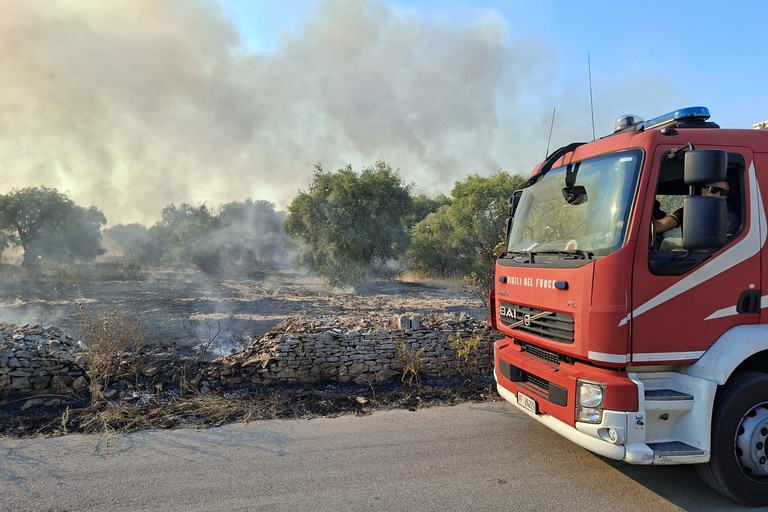 Vigili del Fuoco a Terlizzi