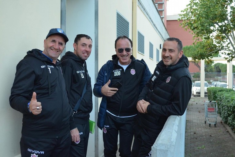 Il dirigente Franco Tangari ed il Diesse Marco de Lucia. <span>Foto Giovanna Rubini </span>