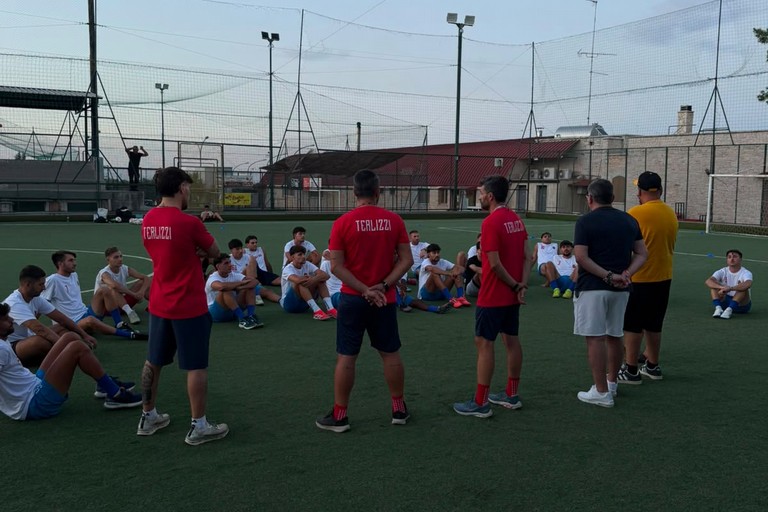 Primo allenamento Real Olimpia Terlizzi. <span>Foto Vincenzo Baldassarre </span>