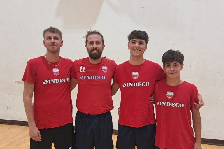 Ivan Bernardi, Giuseppe Bernardi, Alessandro Colasanto, Andrea Rubini. <span>Foto Alessandro La Forgia</span>