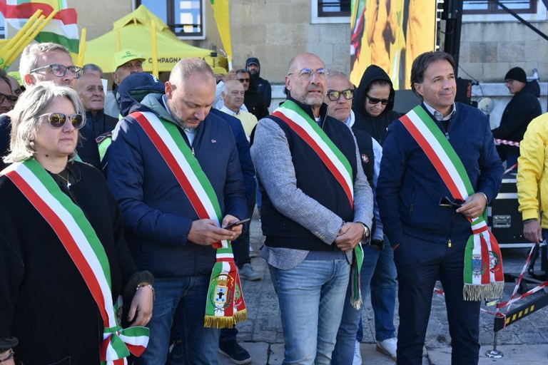 De Chirico a manifestazione Coldiretti. <span>Foto Ruggiero de Virgilio</span>