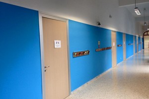 corridoio scuola pappagallo