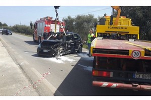 Incidente via Ruvo