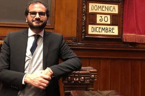 Marcello Gemmato a Roma contro il governo giallo-rosso