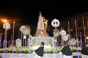 carro floreale madonna del rosario