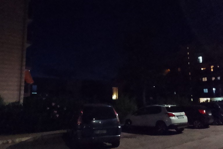 Piazza Impastato al buio