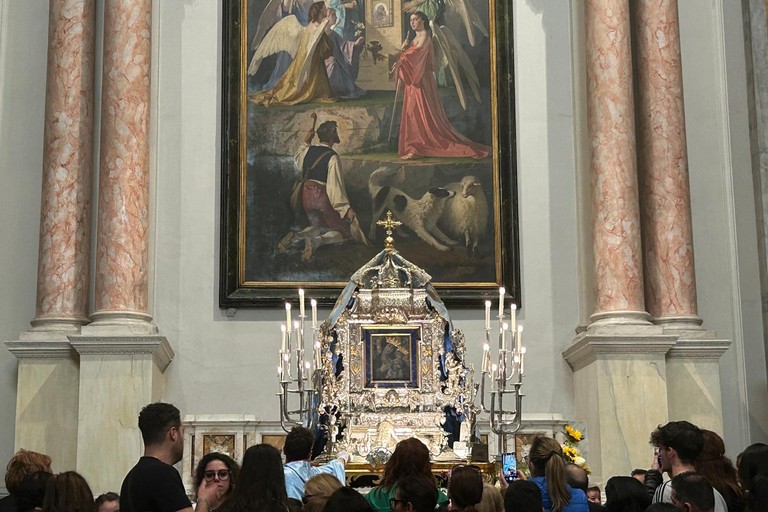 La Madonna in mezzo alla chiesa. <span>Foto Paolo Alberto Malerba</span>