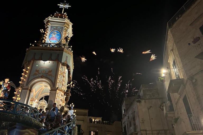 Rientro del Carro Trionfale al Lamione. <span>Foto Paolo Alberto Malerba</span>