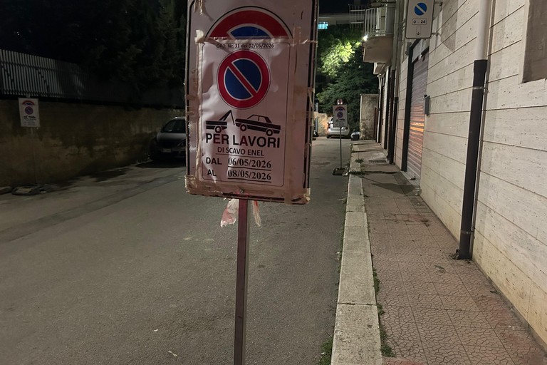 lavori Enel su Viale delle Mimose
