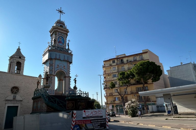Spostamento del Carro Trionfale. <span>Foto Paolo Alberto Malerba</span>